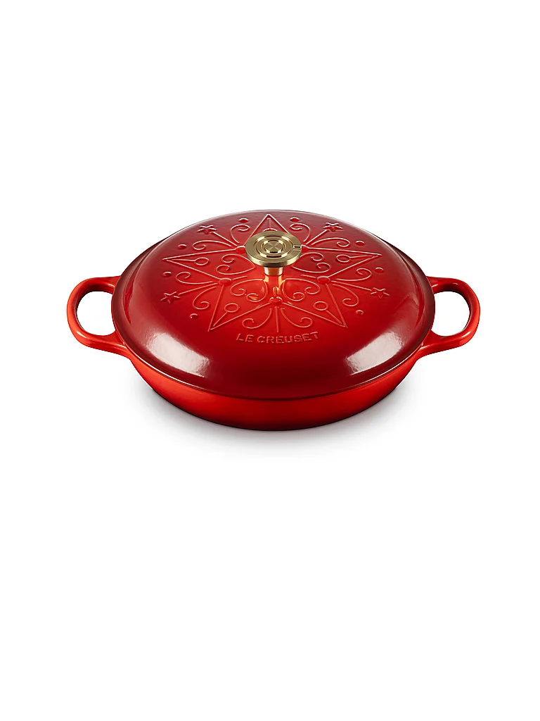LE CREUSET Gourmet Profitopf L' ETOILE 30cm Kirschrot rot